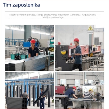 Kanal za kabel od nehrđajućeg čelika 304, tip žlijeba, zatvoren, otporan na vlagu, ravna