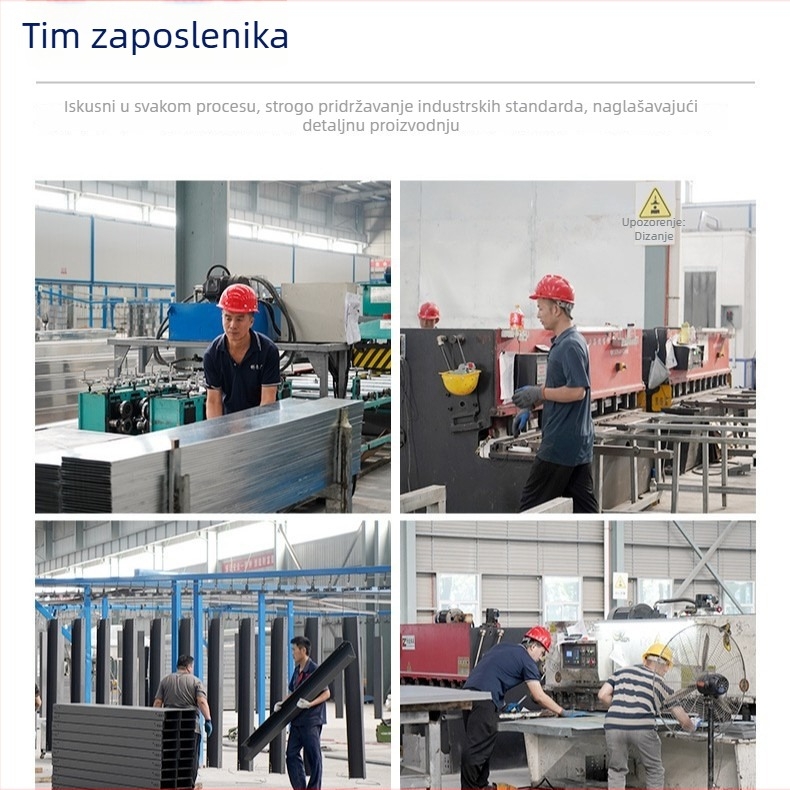 Kanal za kabel od nehrđajućeg čelika 304, tip žlijeba, zatvoren, otporan na vlagu, ravna