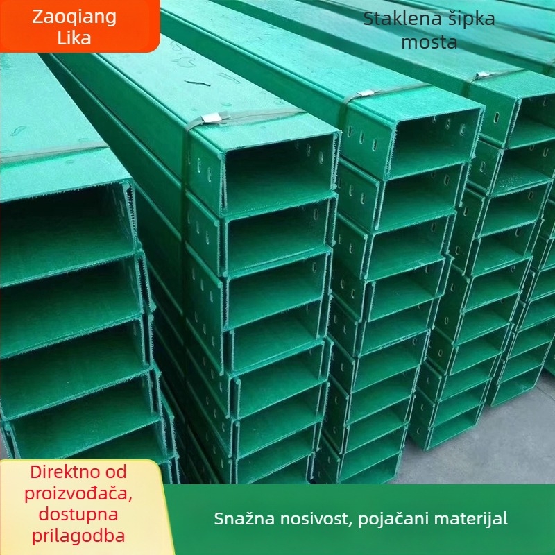 FRP kablova tračnica tip ljestve, kompozitna smola, marka Likai Environmental Protection, prilagodba dostupna, za velike radne prostore