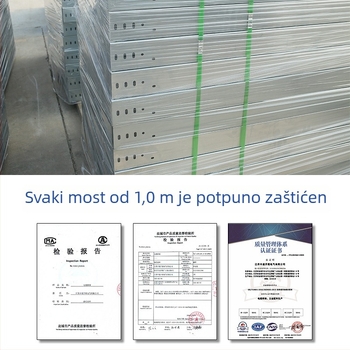Aluminijski kabelski kanal – tip: trough, marka Midway Departure, model 07, namijenjeno za izgradnju trgovačkih centara
