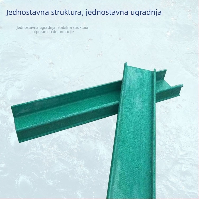 Stakloplastični kabelski kanal s ljestvičastim kanalom i kutijom za kabel