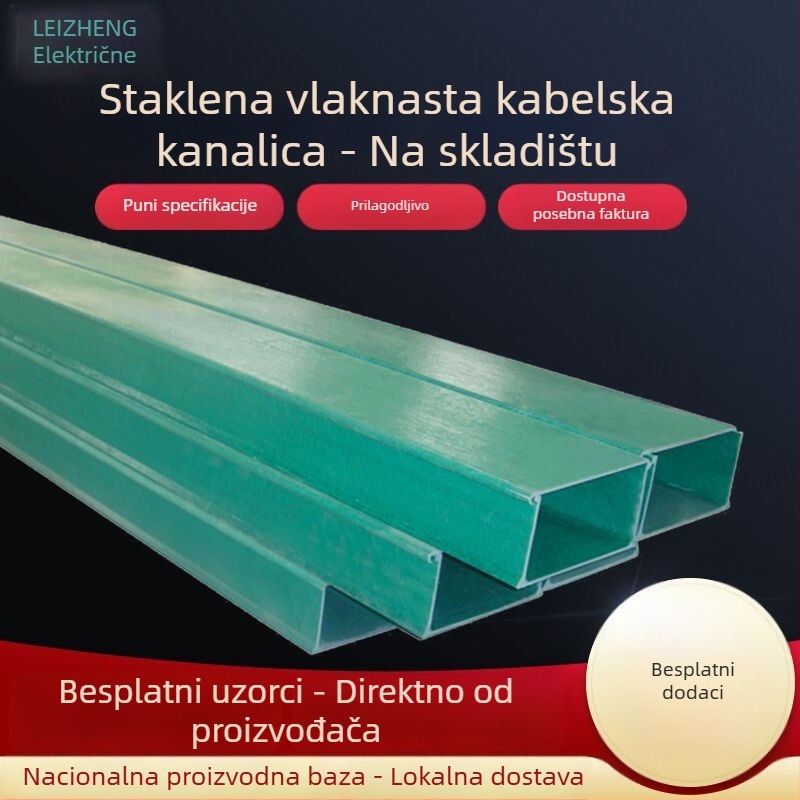 Vatrootporni kabelski kanal od vlaknastog stakla — kod 01, Lei Zheng, ISO 9001 certificiran; pogodno za škole, tvrtke, uredske i trgovačke zgrade te pruge velikih brzina