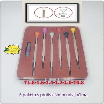 Set alata za popravak satova, metalno-plastična, 6 komada (kućna upotreba, nacionalni standard)