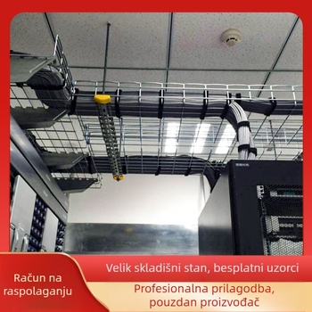 Dongyide mrežasti kabelski kanal od nehrđajućeg čelika, prilagodljiv, za trgovačke, industrijske i stambene zgrade