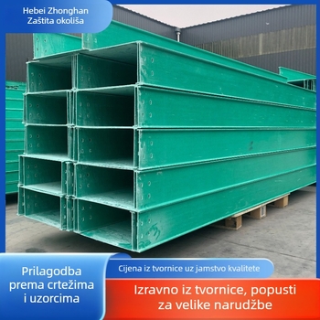 FRP kabelski kanal s vodilnim kanalom – pultrudirani kanal, vlaknast plast