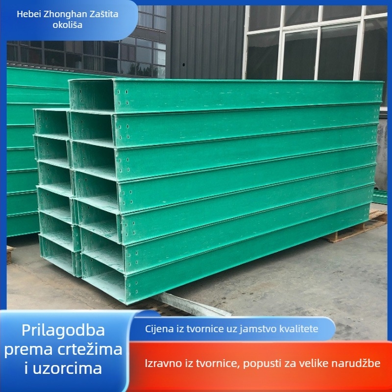 FRP kabelski kanal s vodilnim kanalom – pultrudirani kanal, vlaknast plast
