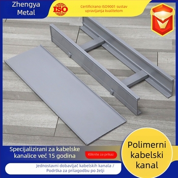 Polimerni kabelski kanal s rešetkastim mostom, dizajn stub-paleta, anti-koroziijski poklop, vatrootporni kabelski kanal