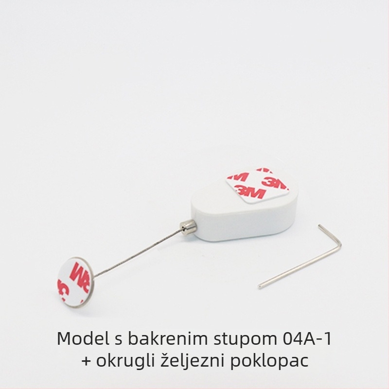 Kutija za kabel u obliku kapljice s antifurt sustavom, mini navijač za kabel, proširivi nosač za prikaz, metalna kopča za kabel