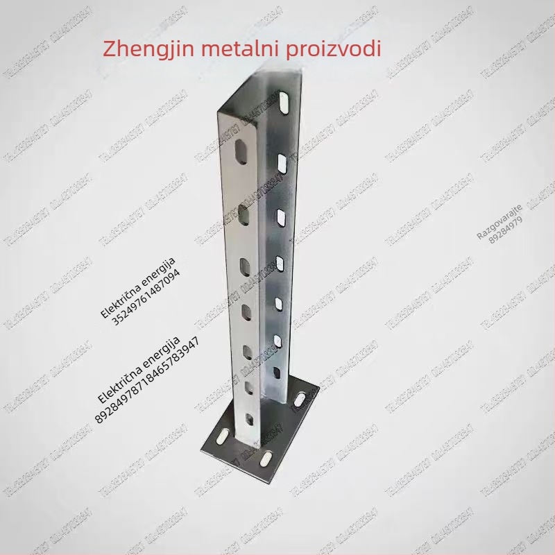 Galvanizirani nosač za kabelski kanal, tip most I-stup, model XQJ-H-01C, industrijska upotreba, prilagodljivo