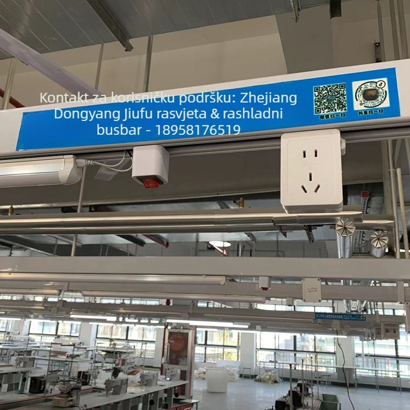 Žljeb s utorom za osvjetljenje linije sklapanja – aluminijski spojni kanal za tvornice odjeće