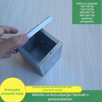 Električna kutija za kablove — zatvorena, specifikacije 100/150/200/300, ugradnja: svjetlo i tama, pokrovni materijal: kbg jdg