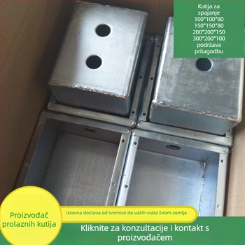 Električna kutija za kablove — zatvorena, specifikacije 100/150/200/300, ugradnja: svjetlo i tama, pokrovni materijal: kbg jdg