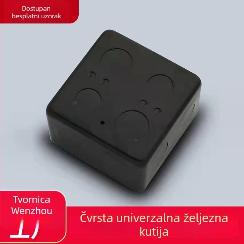 Ugradbena električna kutija s pop-up poklopcem, otporna na hrđu, serija D02, ugradnja: ugrađena, poklopac: željezo, funkcija: donja kutija za uzemljenje