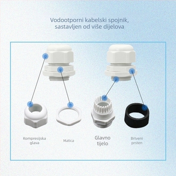 IP65 vodootporna kutija za kabelske spojeve za tunelsko i metro osvjetljenje, T spoj za grananje i probna stezaljka