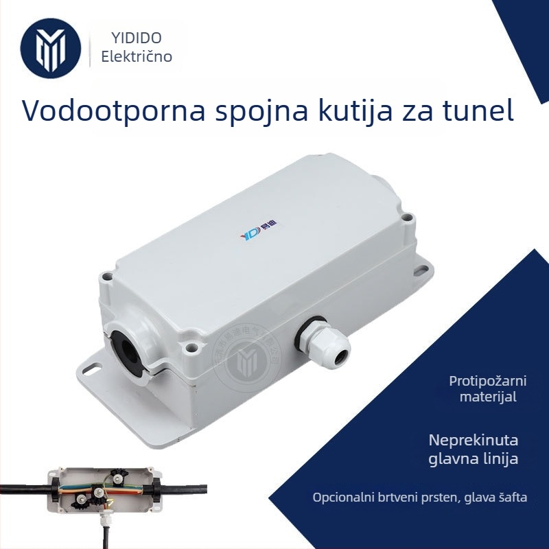 IP65 vodootporna kutija za kabelske spojeve za tunelsko i metro osvjetljenje, T spoj za grananje i probna stezaljka