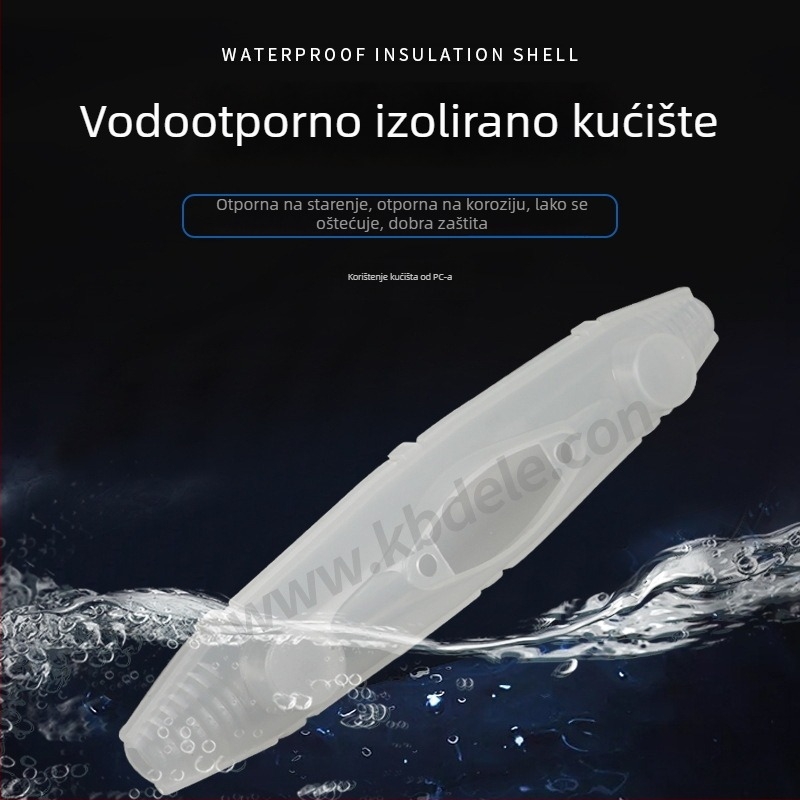Cobede IP68 Vodootporna kutija za kabelske spojke, napunjena smolom za potting, ravna prolaz