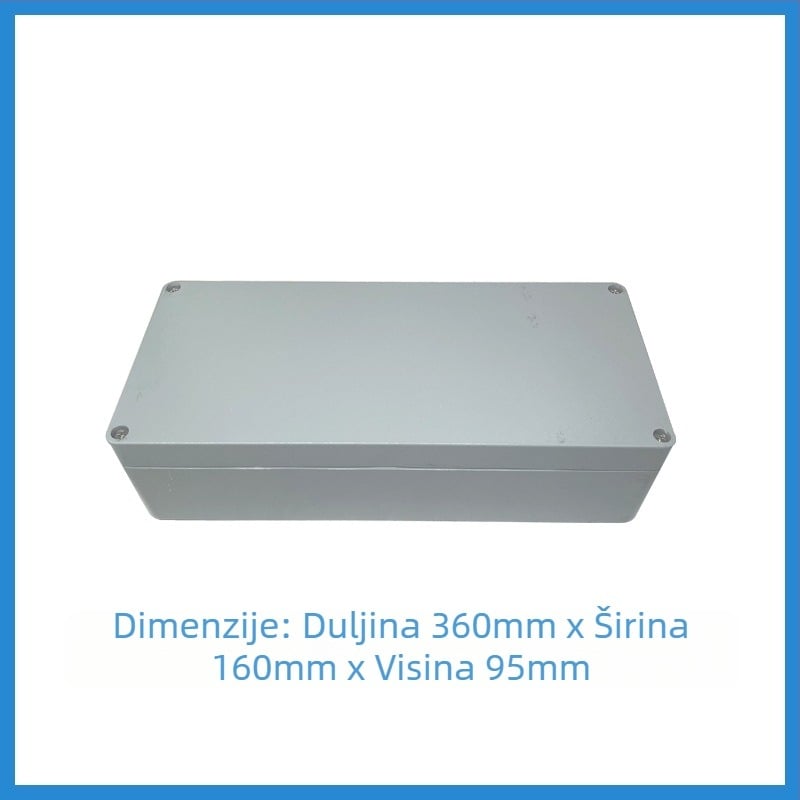 Kutija za spojeve od lijevanog aluminija, vodootporna IP66, ABS brtva, serija lijevanog aluminija