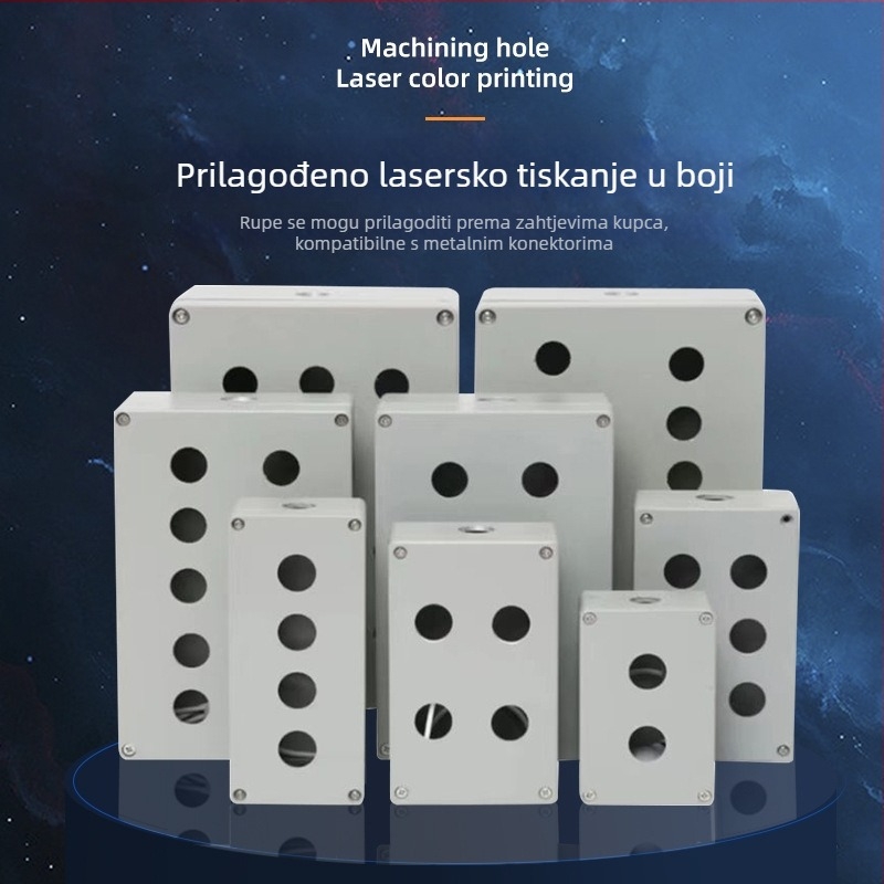 Vanjska IP66 kutija za spojnike od lijevanog aluminija, vodootporna