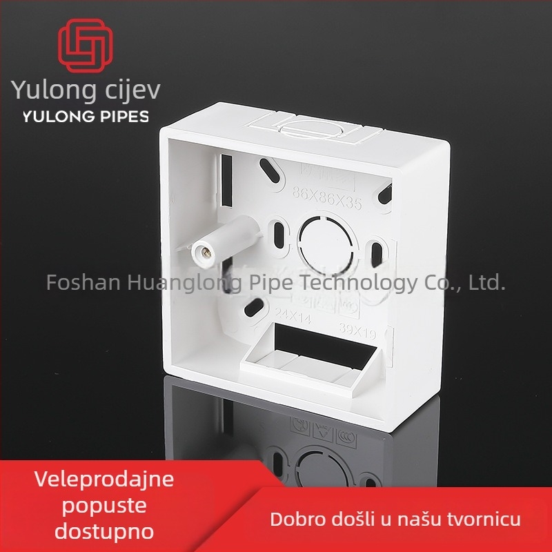 YLONG PVC debeli 86-tip ploča prekidača i utičnice s površinskim kućištem