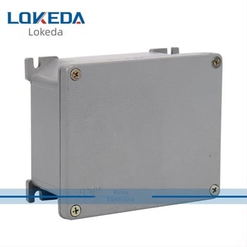 Lita aluminijska kutija za spojnice s fiksnim montažnim ušima, za vanjsku upotrebu, IP66 vodonepropusna, model KD-GM-141160