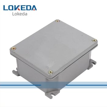 Lita aluminijska kutija za spojnice s fiksnim montažnim ušima, za vanjsku upotrebu, IP66 vodonepropusna, model KD-GM-141160