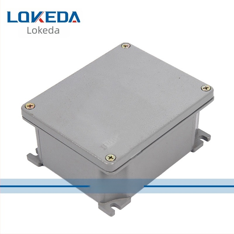 Lita aluminijska kutija za spojnice s fiksnim montažnim ušima, za vanjsku upotrebu, IP66 vodonepropusna, model KD-GM-141160