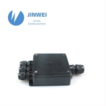 Jinwei JXH20A-W3 Vanjska LED Vodootporna Kutija Za Razdjelnike IP68 PA66 PG9/PG13.5, 1 ulaz - 3 izlaza