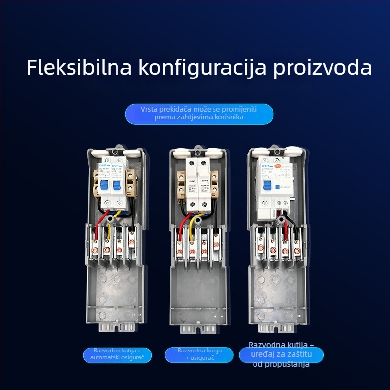 Vodootporna kutija za spojne žice rasvjetnog stuba, EKM2035 prekidačka kutija, EKM2070