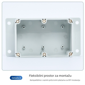 Long Song ABS vodootporna kutija za spojeve s ušima, za vanjsku kontrolu i napajanje elektromobilnih vozila