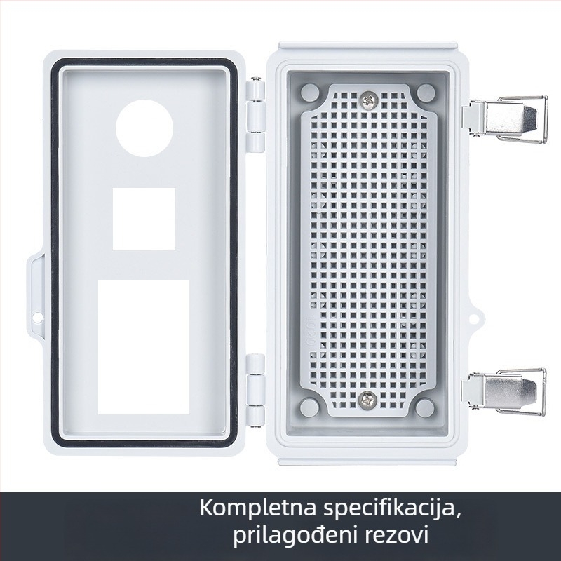 ABS plastična vodootporna vanjska kutija za distribuciju s mehanizmom kopče