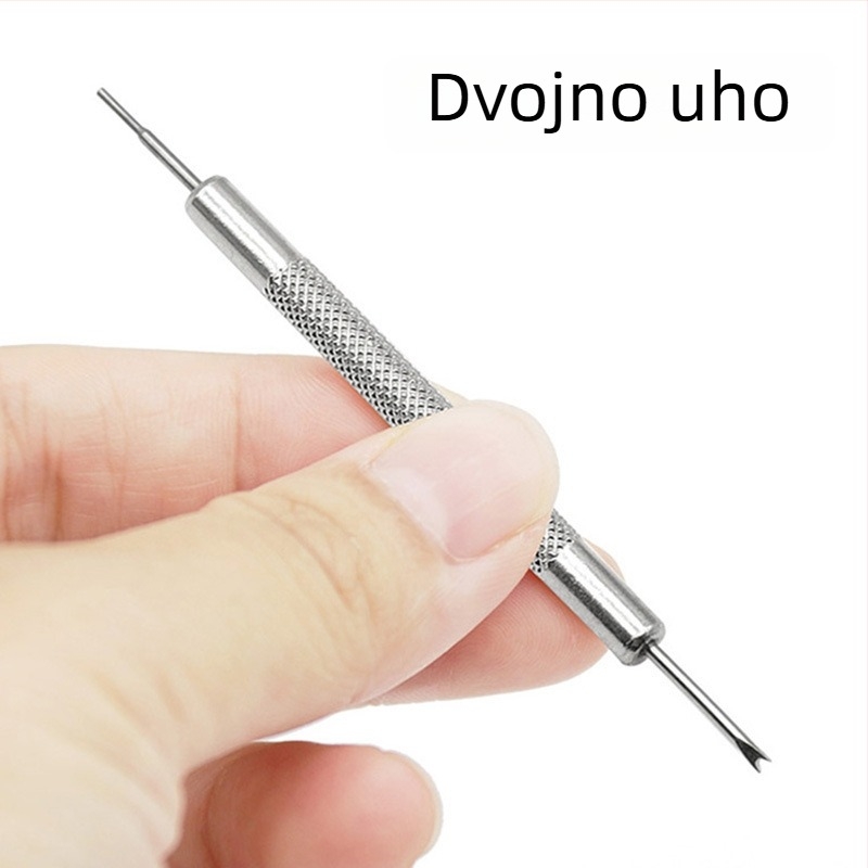 Set alata za popravak satova: otvarač kućišta, odvajač remena, podešivač remena, probijač pinova, mali čekić, nehrđajući čelik — marka Xing wei qiang