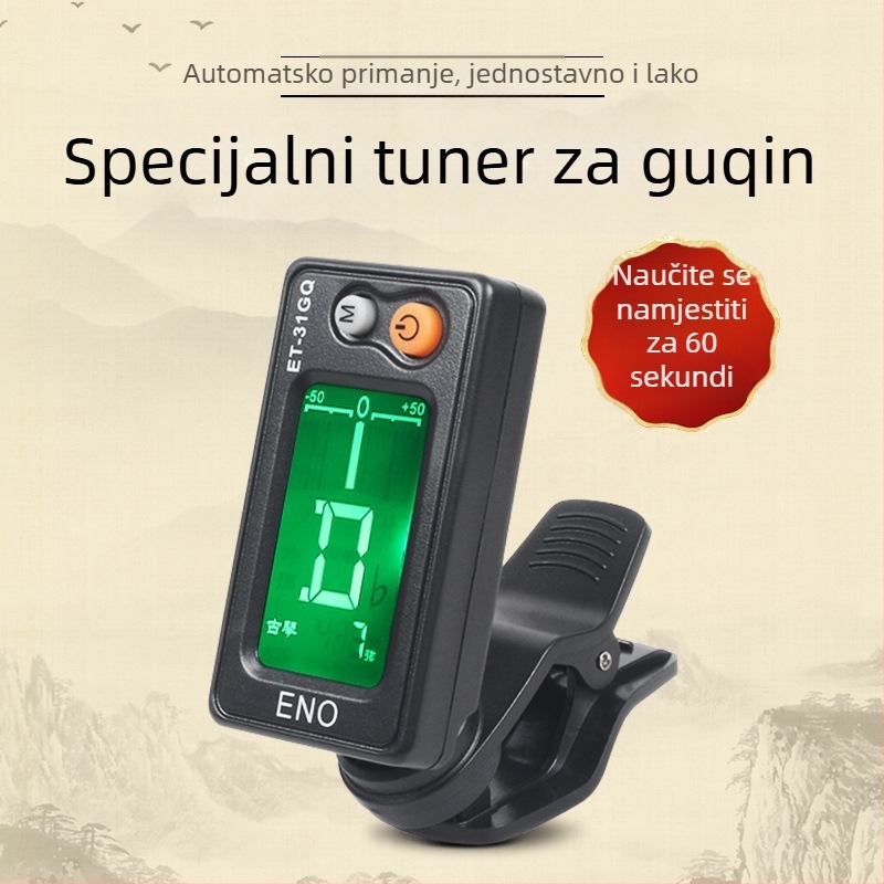 ENO ET-31GQ Guqin tuner — Elektronički tuner za Guqin s metronomom i kapodasterom