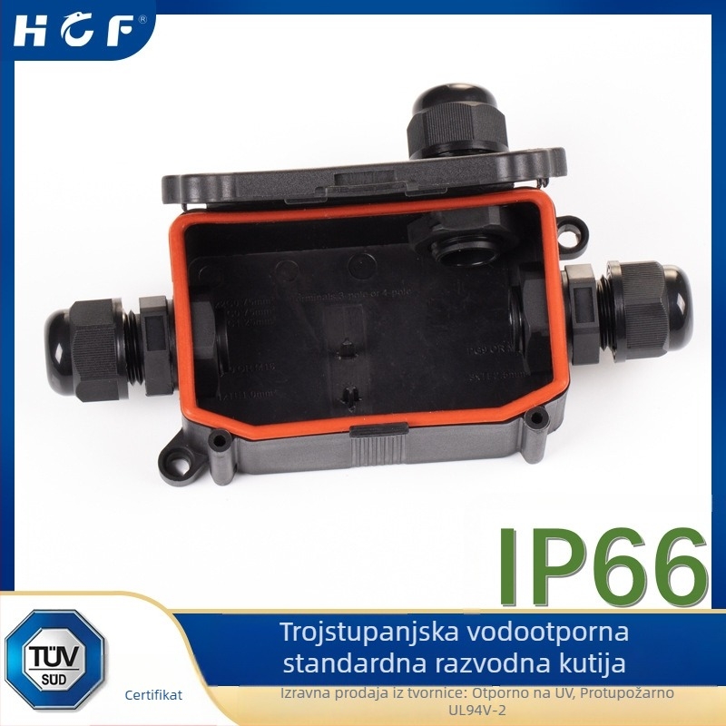 HCF B706-3P IP66 vodootporna vanjska kutija za spajanje, 3-polna