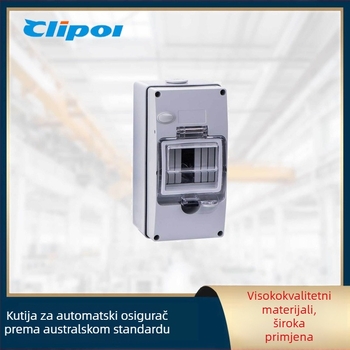 4-podna vodootporna kutija za prekidač s osiguračem, Australian Standard, za rudnike, kampere i kampiranje