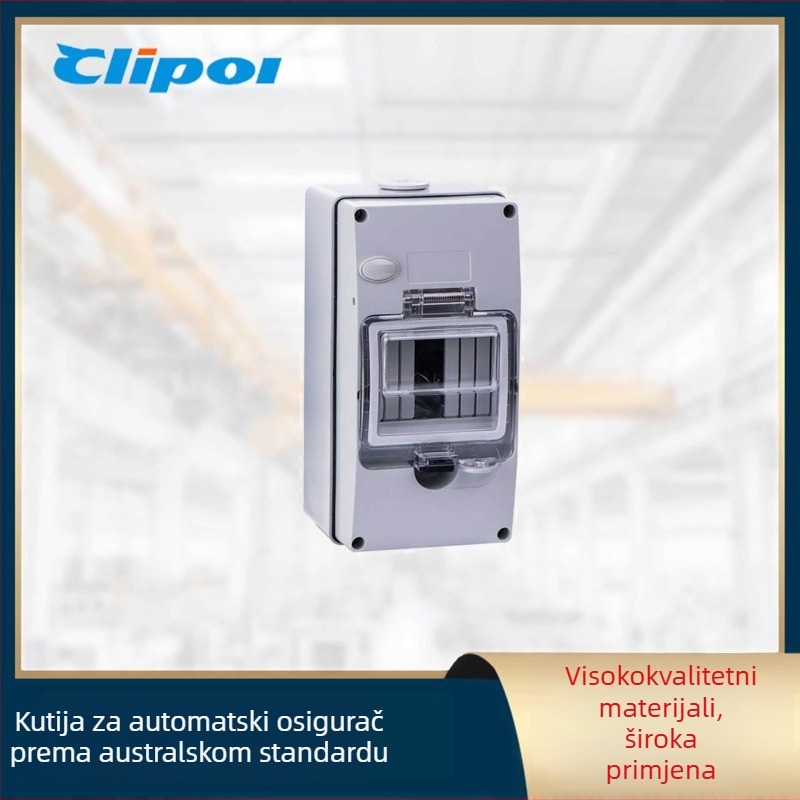 4-podna vodootporna kutija za prekidač s osiguračem, Australian Standard, za rudnike, kampere i kampiranje