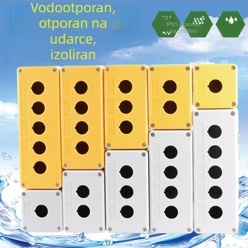 LA37 LA38 Kutija za upravljanje gumbom i prekidačem s nužnim zaustavljanjem, vodootporna kutija indikatora gumba, plastična električna kutija