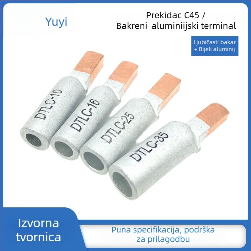 DTLC-25 Cu-Al Duckbill-tip terminalni pin za aluminijske žice