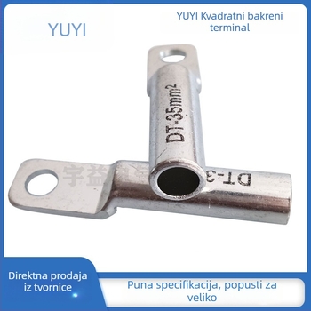 DTF10-300 Bakreni prijenosni terminal, kvadratna glava, zračni otvor, RoHS