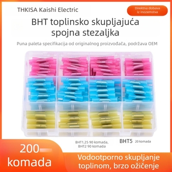 Toplinsko skupljajući spoj za žice, srednji spoj, krimp terminalni adapter