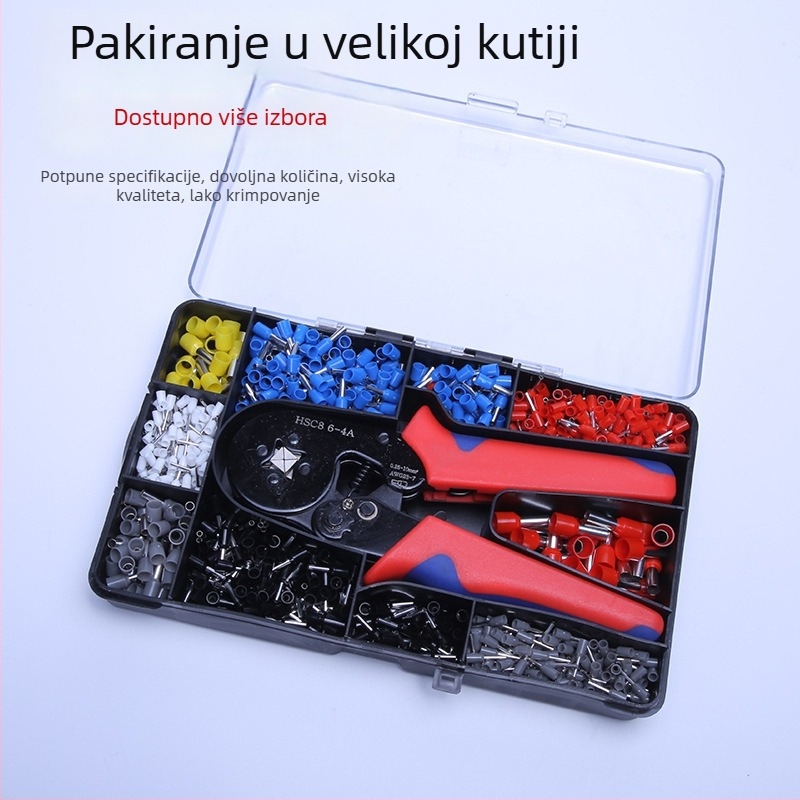 VE cijevnog tipa izoliranog terminalnog bloka – skup s pin-tip terminalima i prekidačem