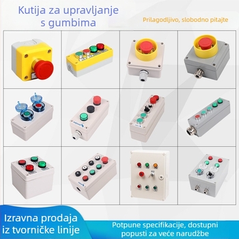 SA-3L-0818 Kutija za upravljanje gumbom, plastična kutija za spojnice za mehaničke gumbe i upravljačke ormariće
