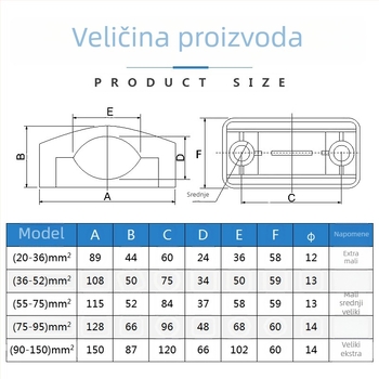 Stezaljka za kabel za visok napon, od nylona, za kutiju za razdvajanje, veličine K13, K25, K20, K36; proizvedeno u Wenzhou, Zhejiang
