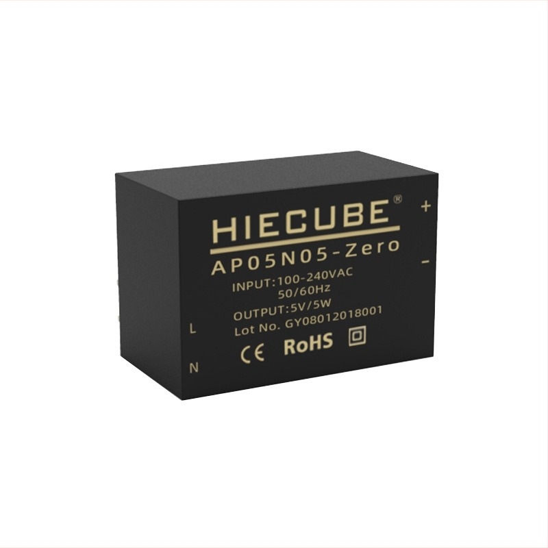 High Energy Cube 5W AC-DC modul napajanja, ulaz 220V, izlaz 5V1A, izolirani regulator, CE certificiran (AP05N05-Zero)