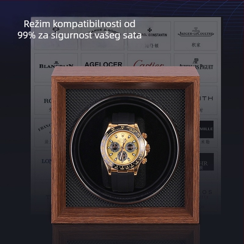 Mehanički navijač za satove, anti-magnetni, automatski, za kućnu upotrebu, s kutijom za pohranu (Pakiranje: 30 kom; Tisak logotipa: Da; Privatna oznaka: Da; Lista: Proljeće 2024)