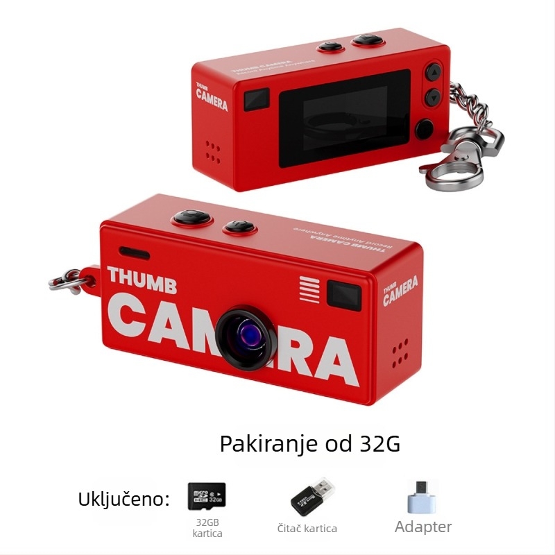 G6 Mini kamera za djecu – džepna videokamera, TF kartica, 1-5 MP, trajanje baterije 1-3 h, snimanje videa i fotografiranje, filter
