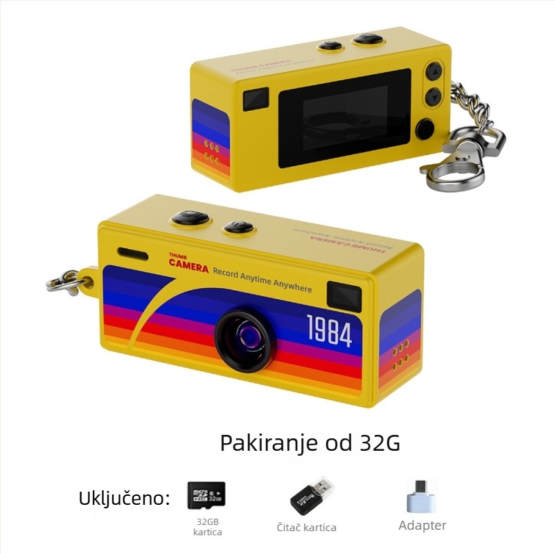 G6 Mini kamera za djecu – džepna videokamera, TF kartica, 1-5 MP, trajanje baterije 1-3 h, snimanje videa i fotografiranje, filter