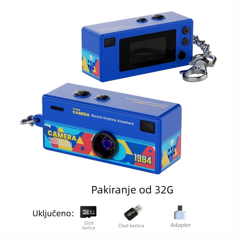 G6 Mini kamera za djecu – džepna videokamera, TF kartica, 1-5 MP, trajanje baterije 1-3 h, snimanje videa i fotografiranje, filter
