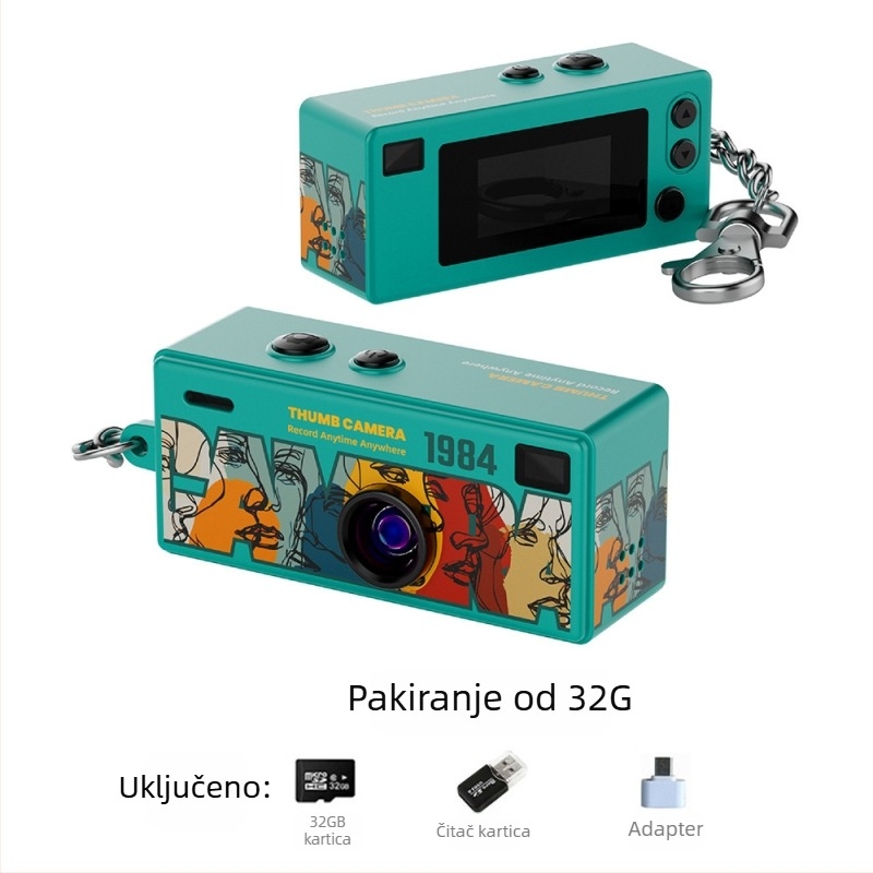 G6 Mini kamera za djecu – džepna videokamera, TF kartica, 1-5 MP, trajanje baterije 1-3 h, snimanje videa i fotografiranje, filter
