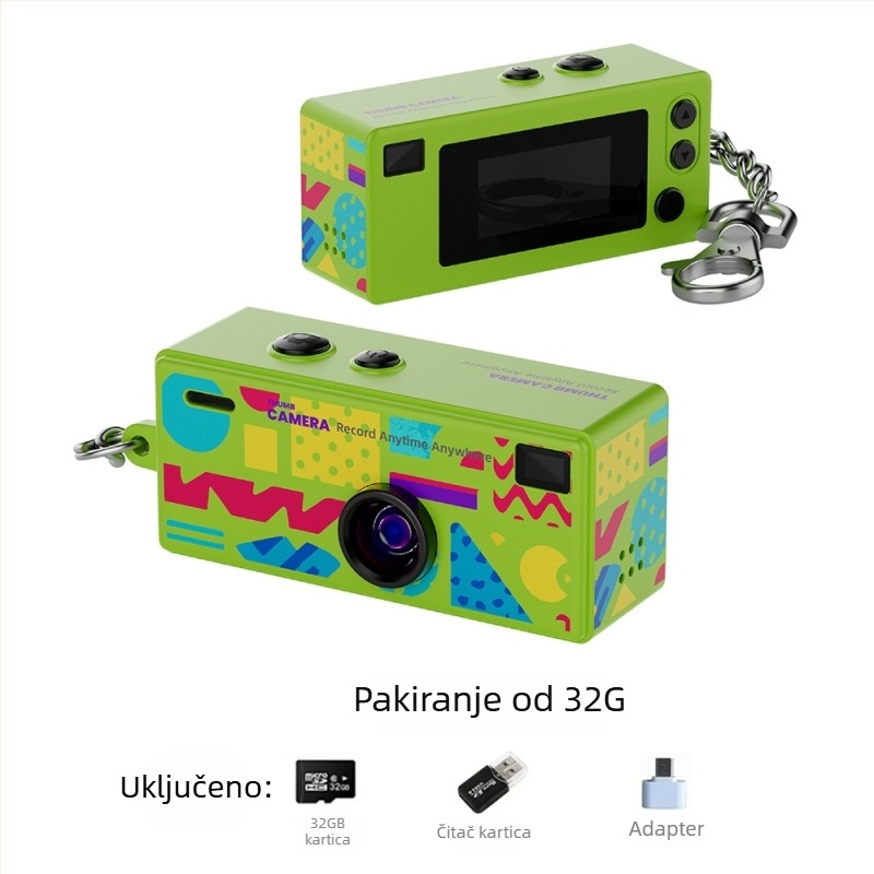 G6 Mini kamera za djecu – džepna videokamera, TF kartica, 1-5 MP, trajanje baterije 1-3 h, snimanje videa i fotografiranje, filter