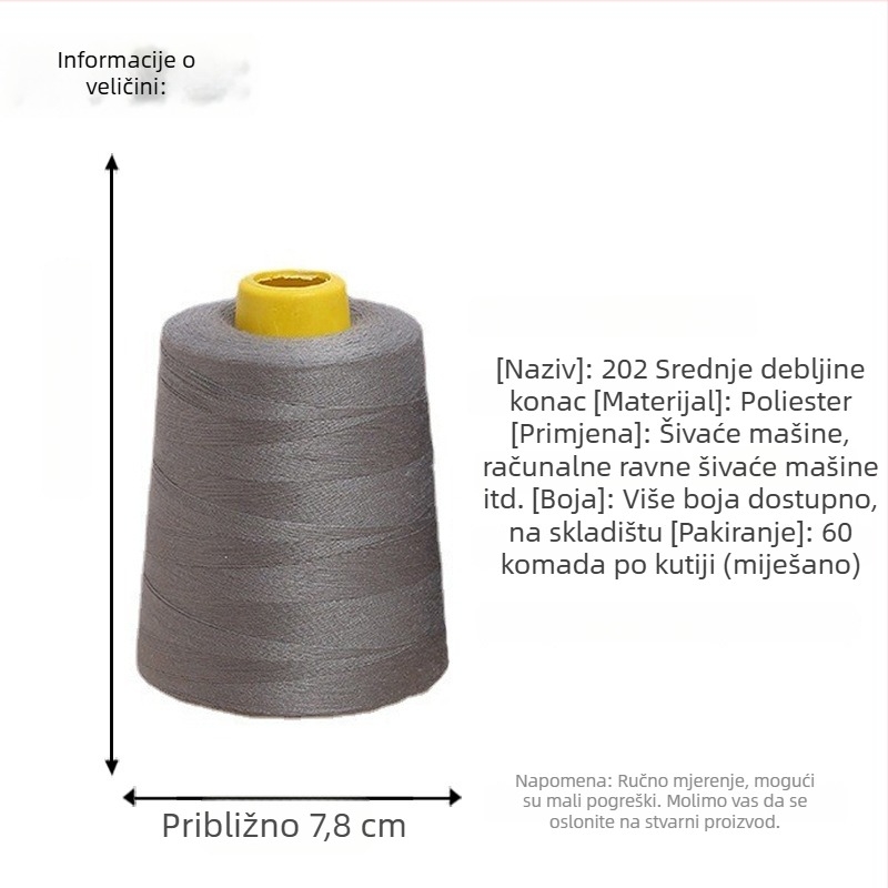 Shaohan poliesterska šivačka nit za kožne proizvode, torbe, obuću i odjeću